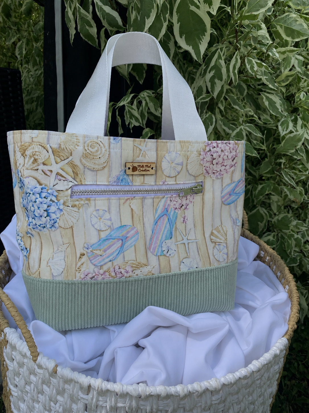 Sac tricot Mer et Mailles MéliMel